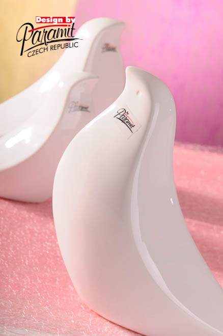 Vtak Eda biel21cm 12059-21W