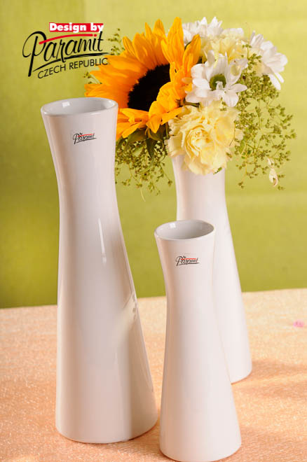 Inka vaza.biel20cm 12095-20W