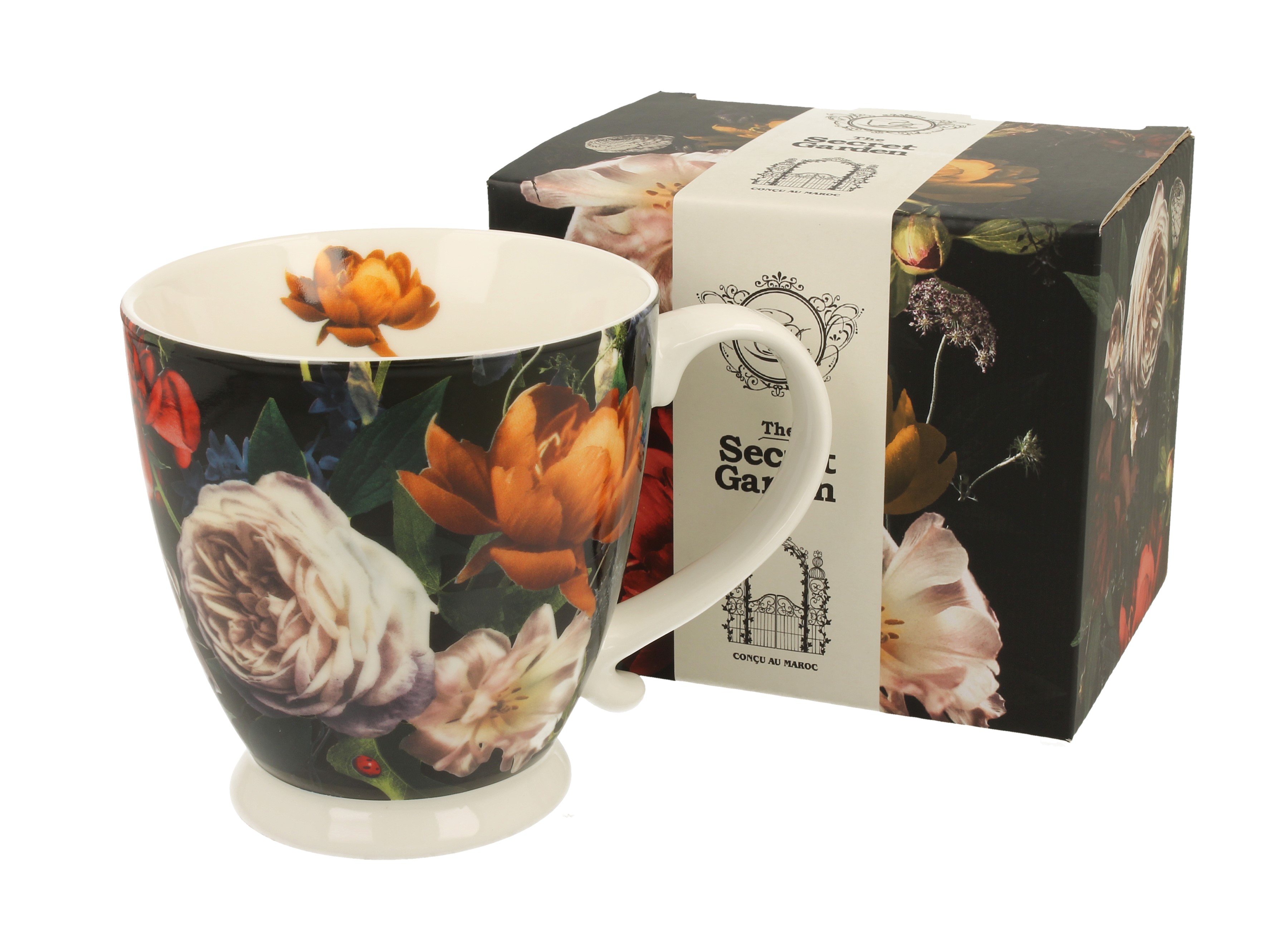 Hrnček 450ml DARK FLOWERS