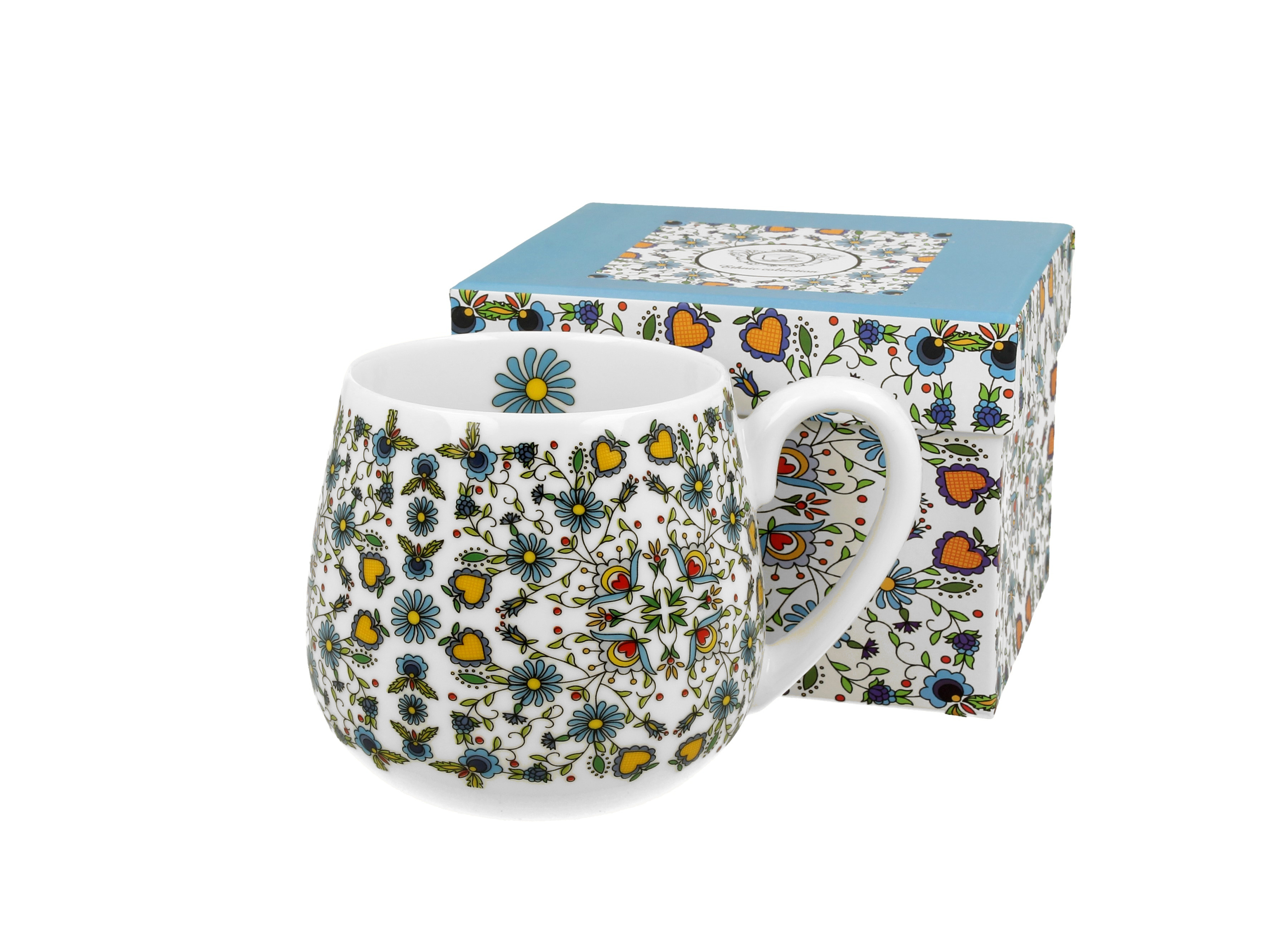 ETHNO Flowers hrnček BAR. 430ml