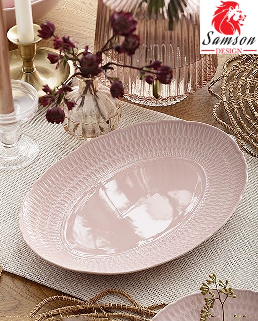 Sofia Oval 34cm LB07 PINK