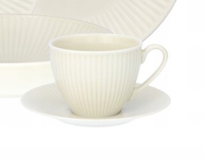Dalia Šálka+podšálka 320ml 12d. krémová