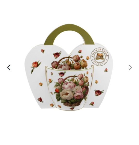Basket PEONIES Hrnček 460ml  bez papierového obalu