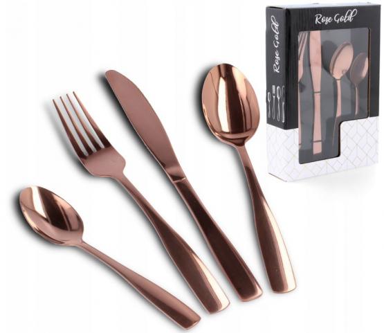ROSE Gold príbor 24d. 0594