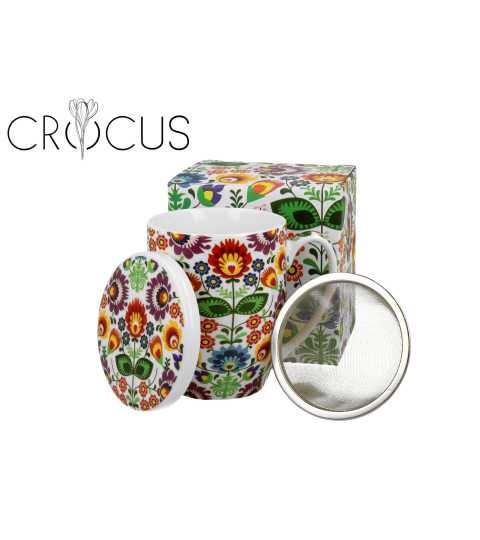 Lowicz CROCUS Hrnček 350ml+sitko