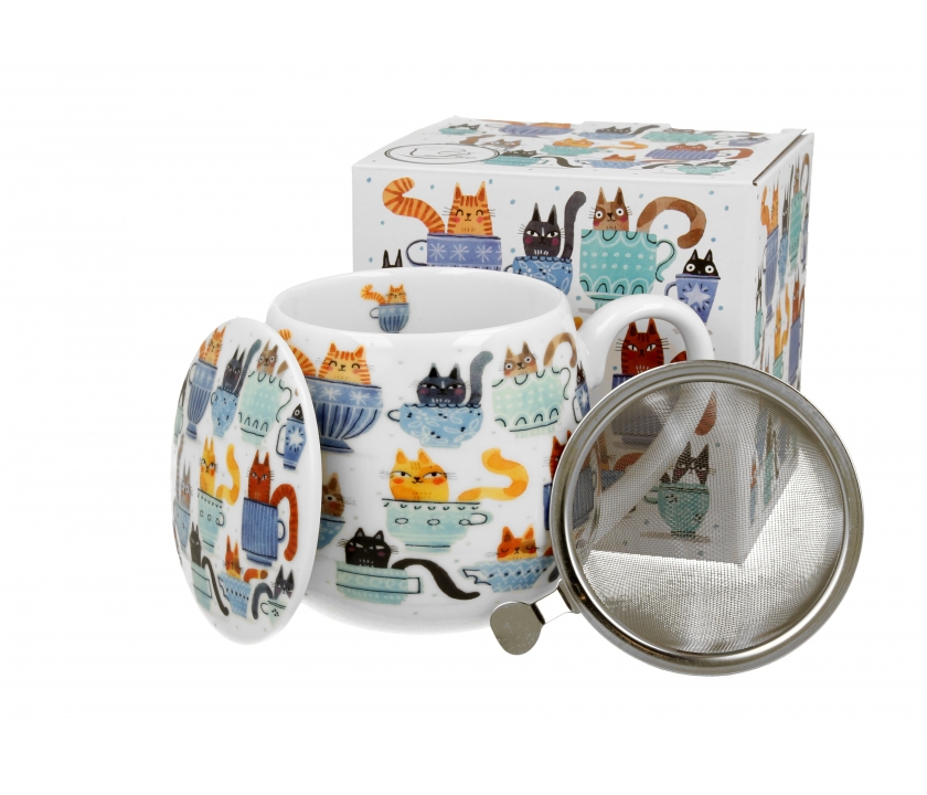Cat TEACUP Bar 430ml+sitko