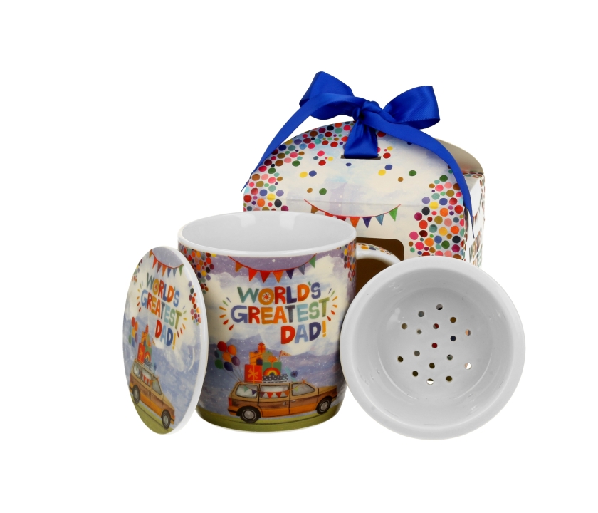 DAD Hrnček so sítkom 400ml+ozdobná krabička