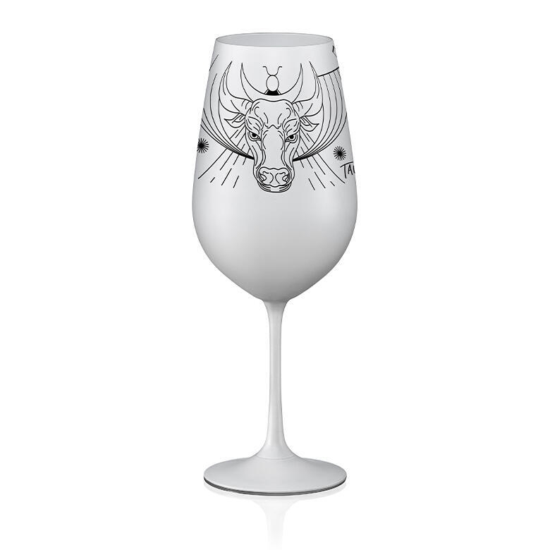 Kalich 550ml Býk biela 1754