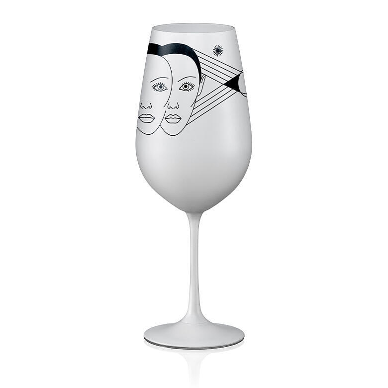 Kalich 550ml Blíženec biela 1755