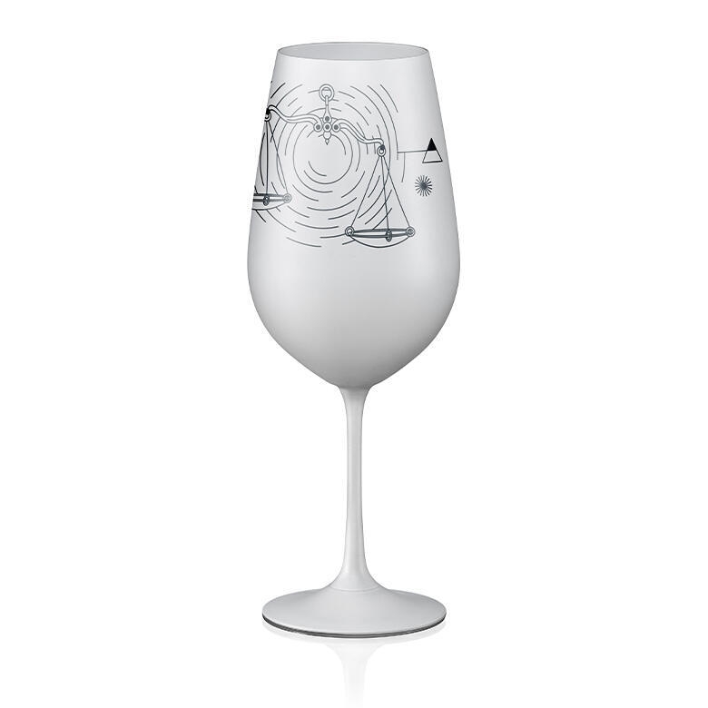 Kalich 550ml Váhy biela 1759