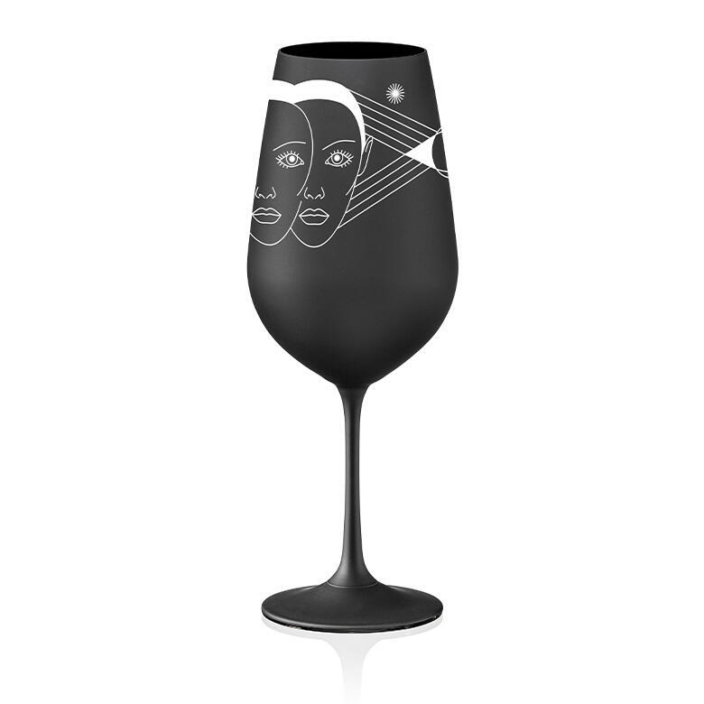 Kalich 550ml Blíženec čierna 1767