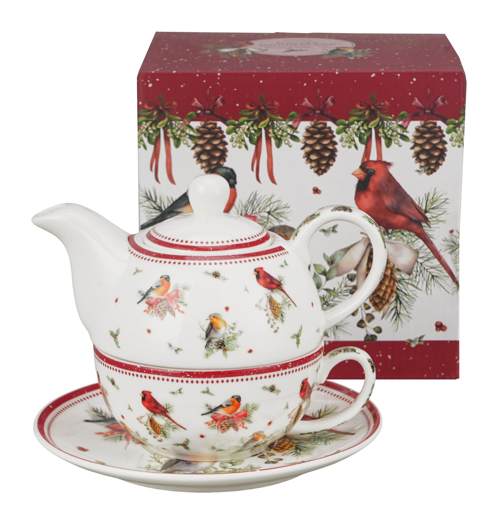 Birds of winter Tea for One