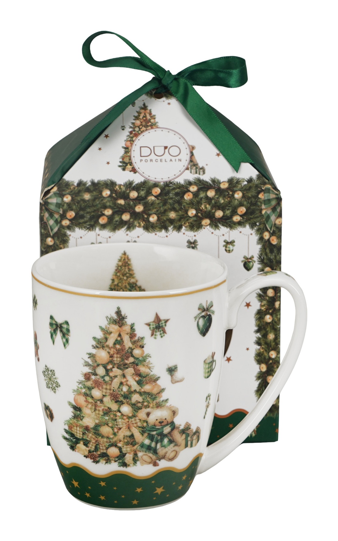 Tree Sparkle Hrnček 380ml box stuha