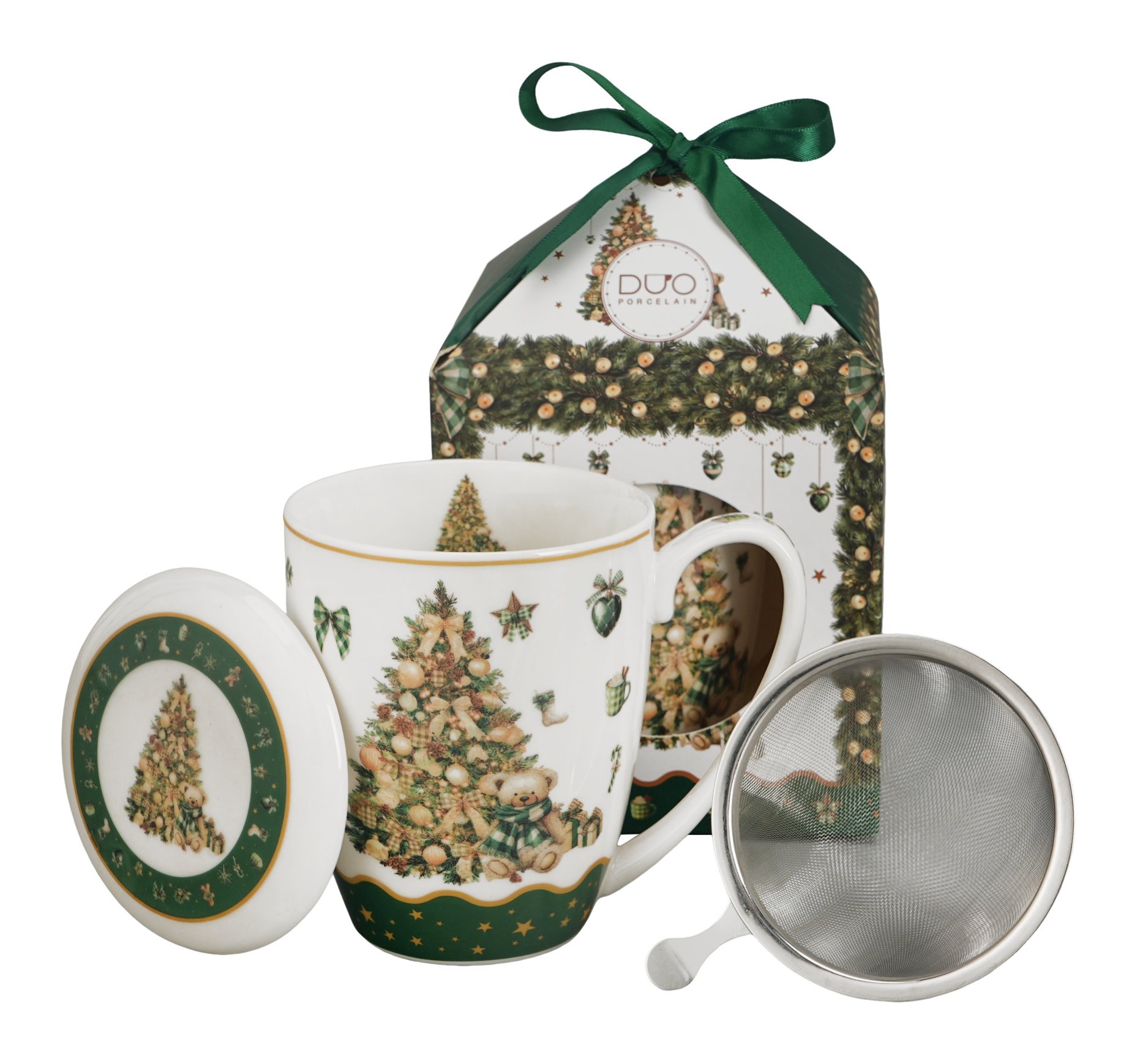 Tree Sparkle Hrnček 380ml +sitko