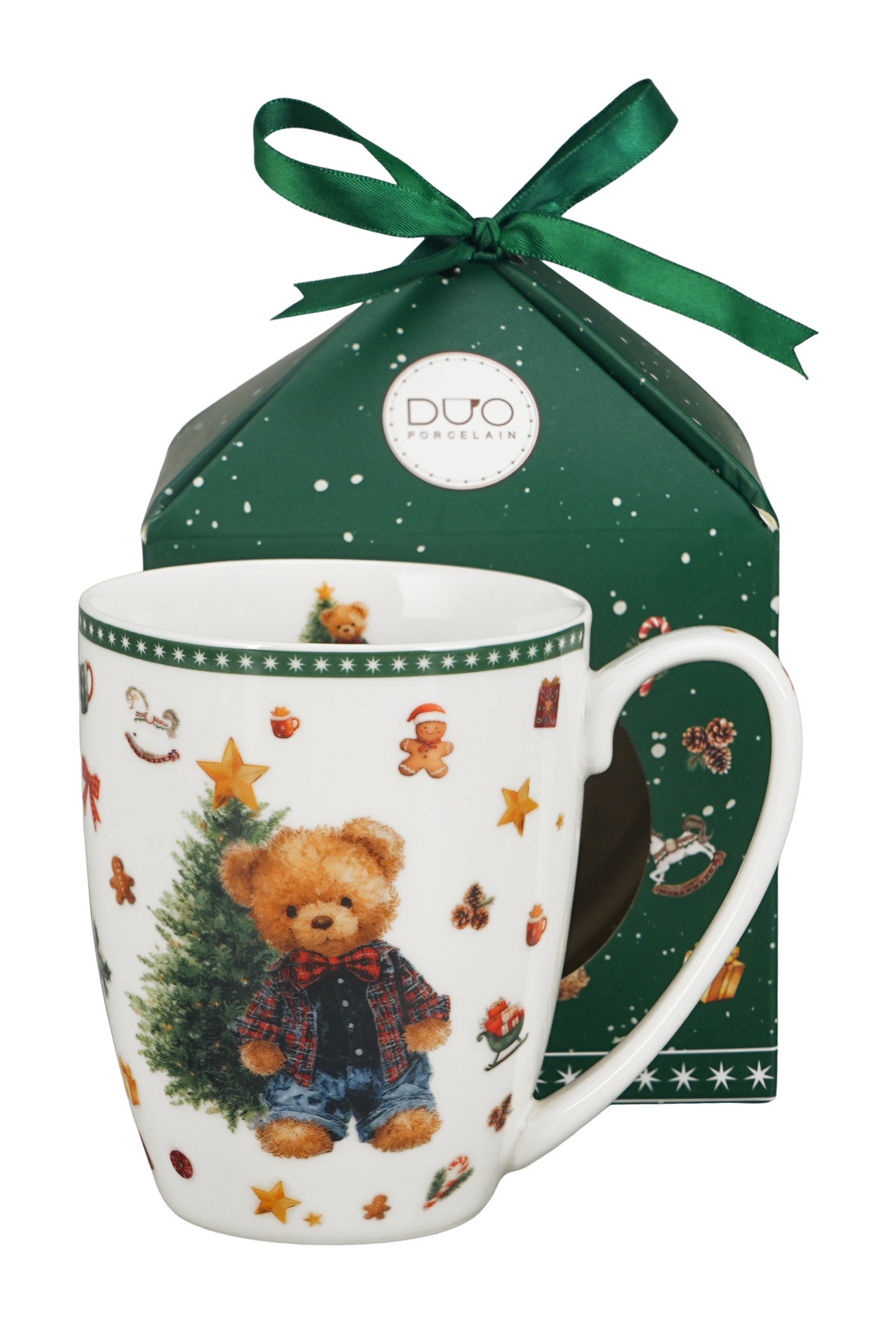 Teddy Noel Hrnček 380ml box stuha