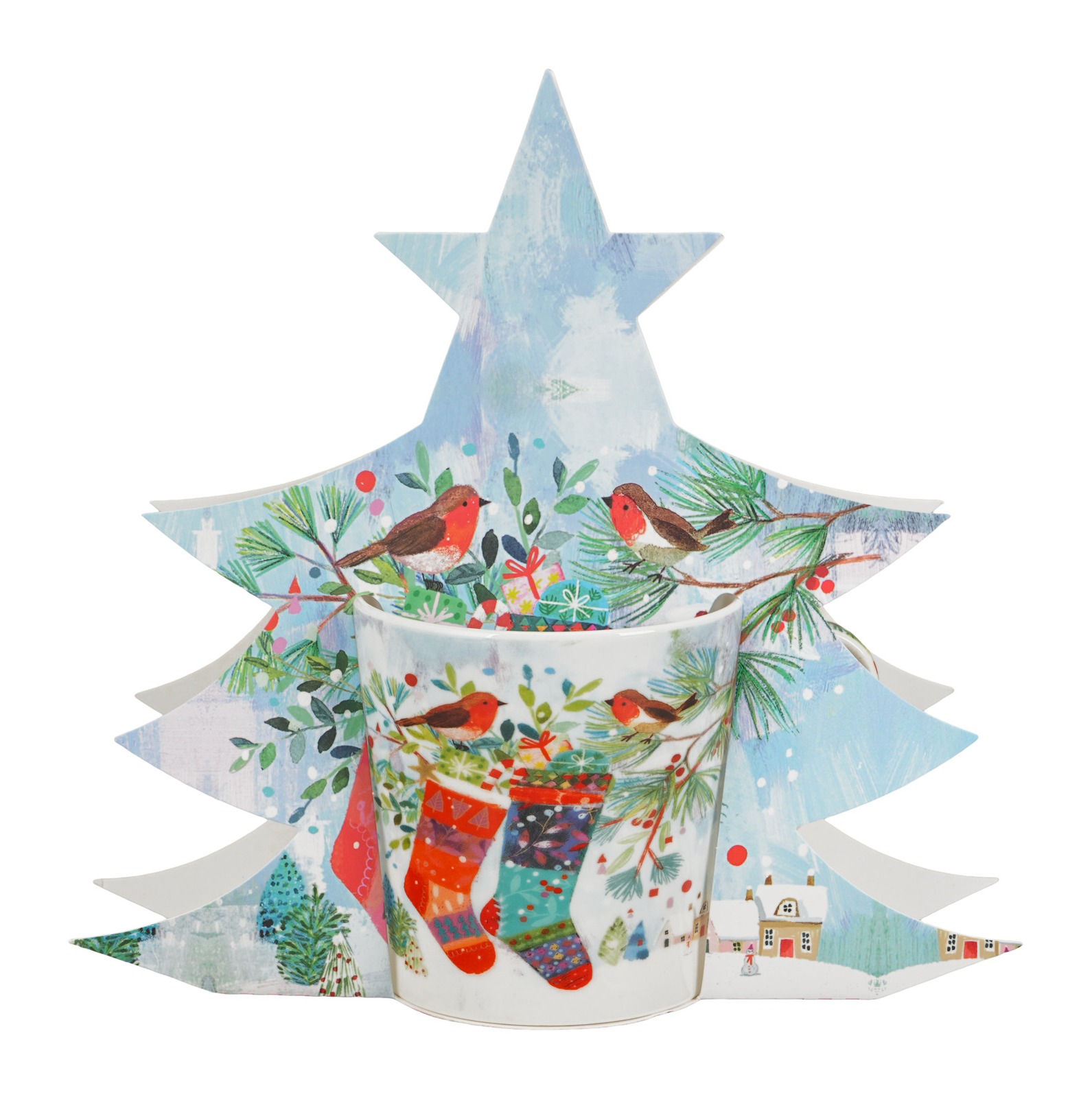 Christmax Socks Hrnček 400ml Tree box