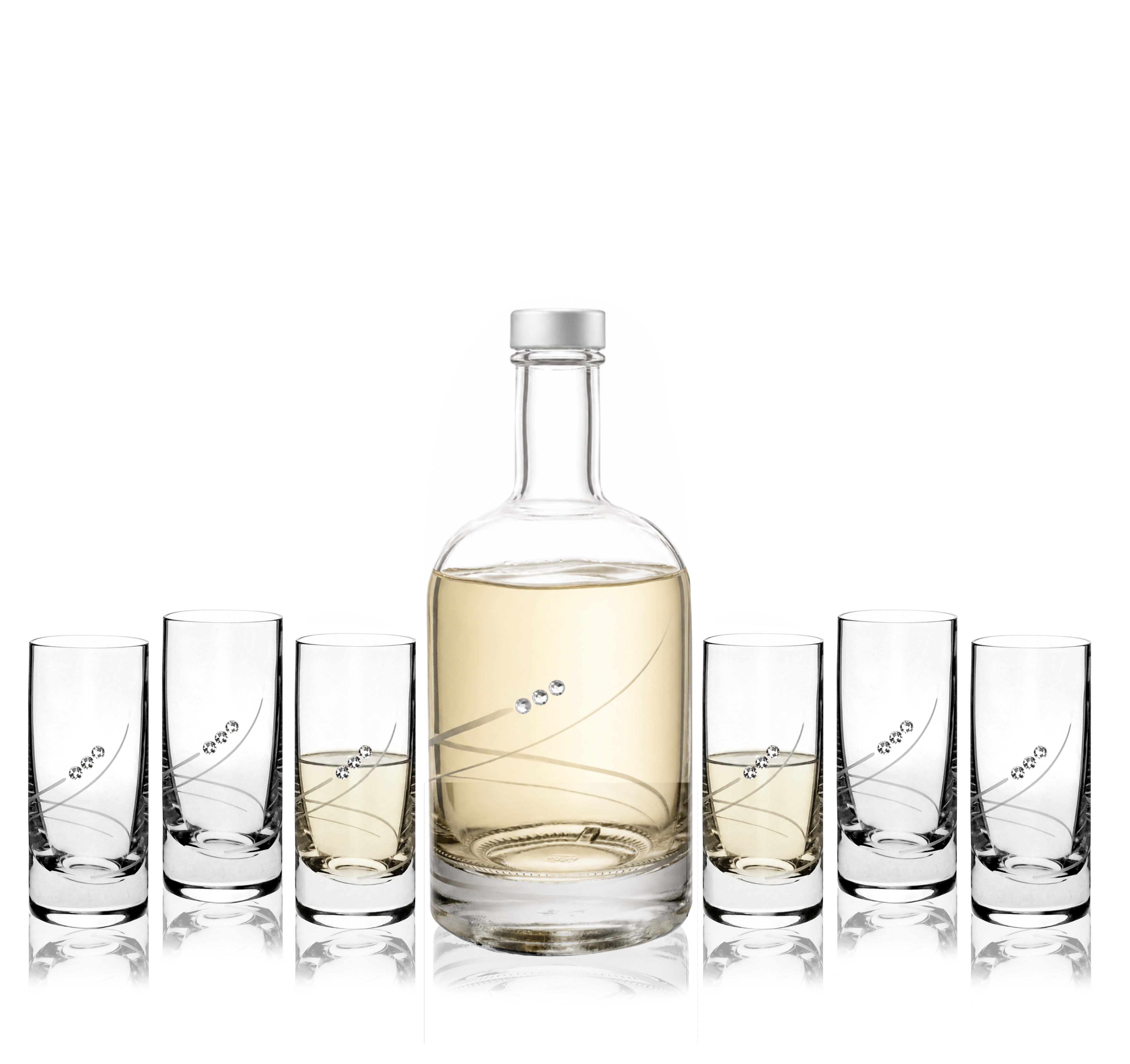 Rakija set 500ml+65ml 1+6ks 34799sw.