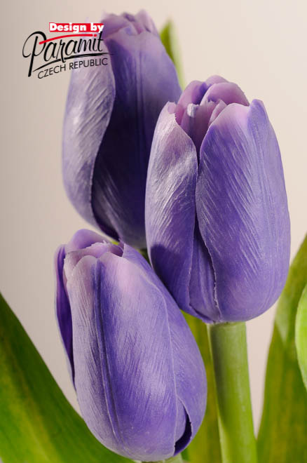 Tulipan kvet 40 cm 107 V1 svetlo fialová